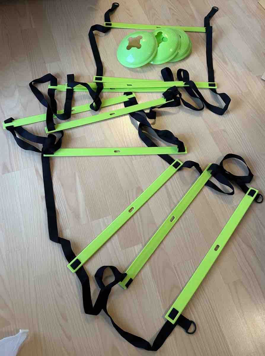 Hometrainer: Agility Training Set, Ladder and Cones, Like New – Usato da Luzern venduto da sli_zd8q