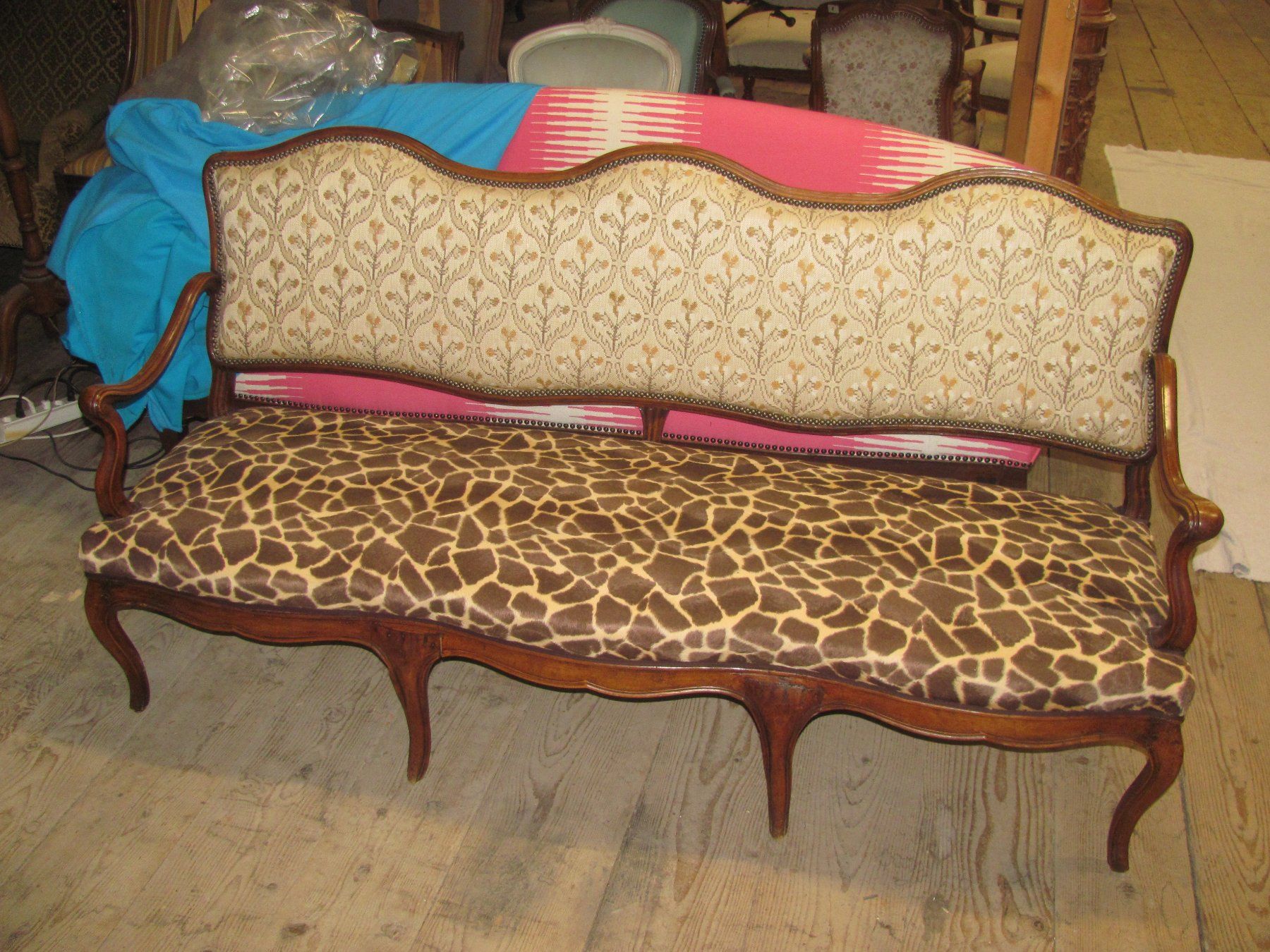 Divani: Sofa neu gepolstert restauriert Louis Philippe – Usato da Malters venduto da Monark
