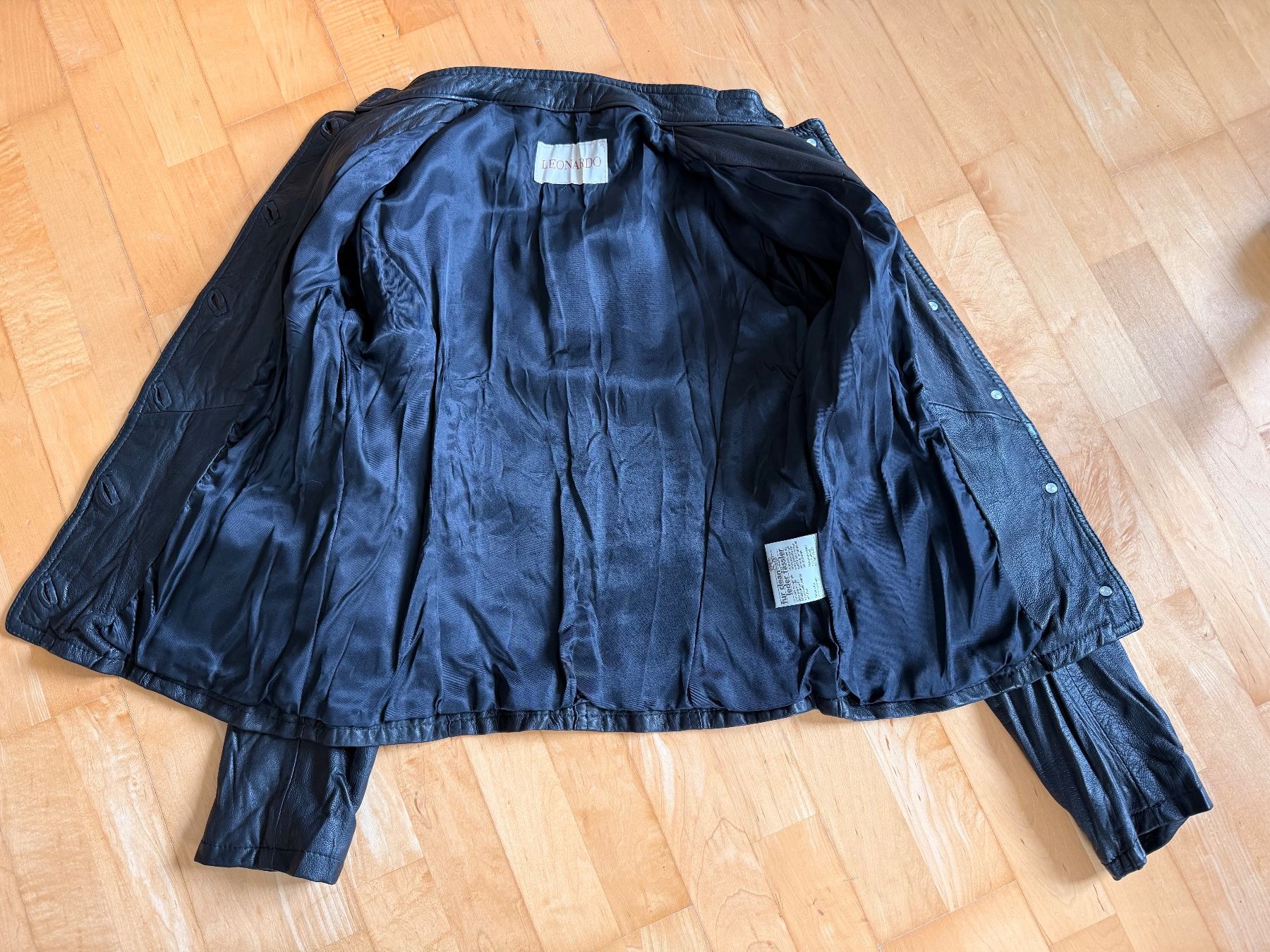 Giacche: LEONARDO Lammnappa Lederjacke Crinkle-Optik Grösse 36 – Nuovo (secondo la descrizione) da Frauenfeld venduto da Scleo 2