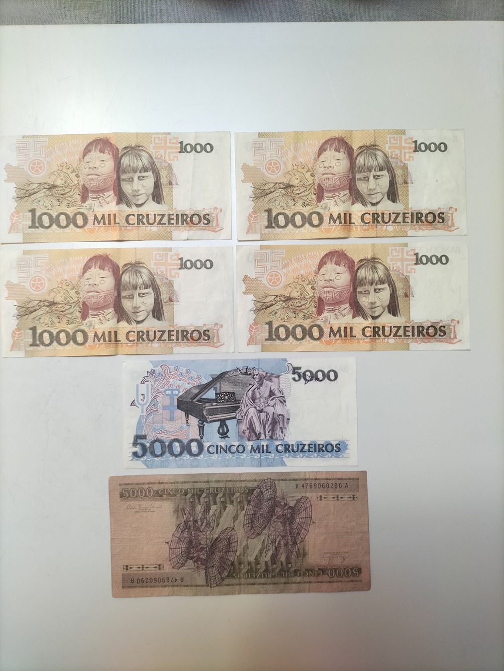Banknoten: Brasilien - Banknotensammlung – Gebraucht aus Innerberg von simon30432 5