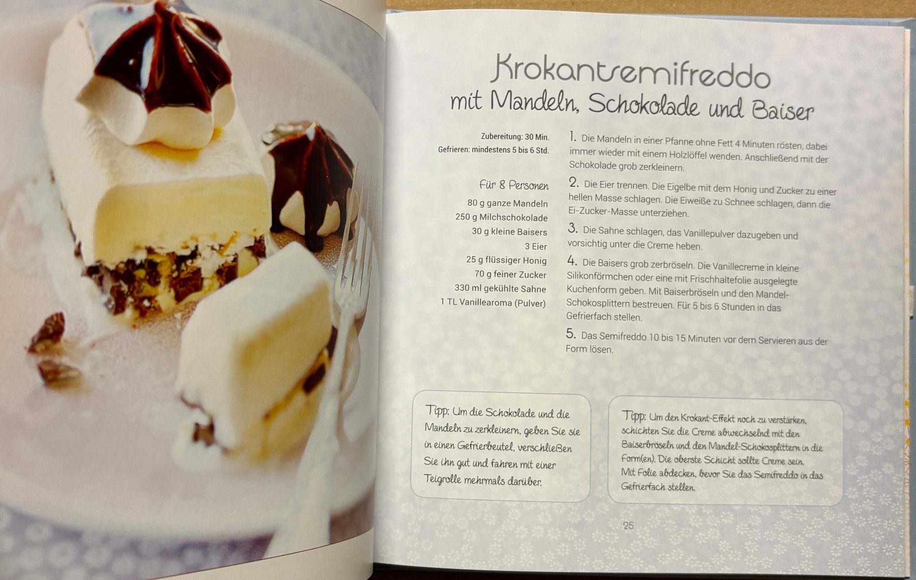 Libri: Semifreddos - Gefrorene Desserts leicht und cremig – Nuovo (secondo la descrizione) da Sarnen venduto da Livres 3