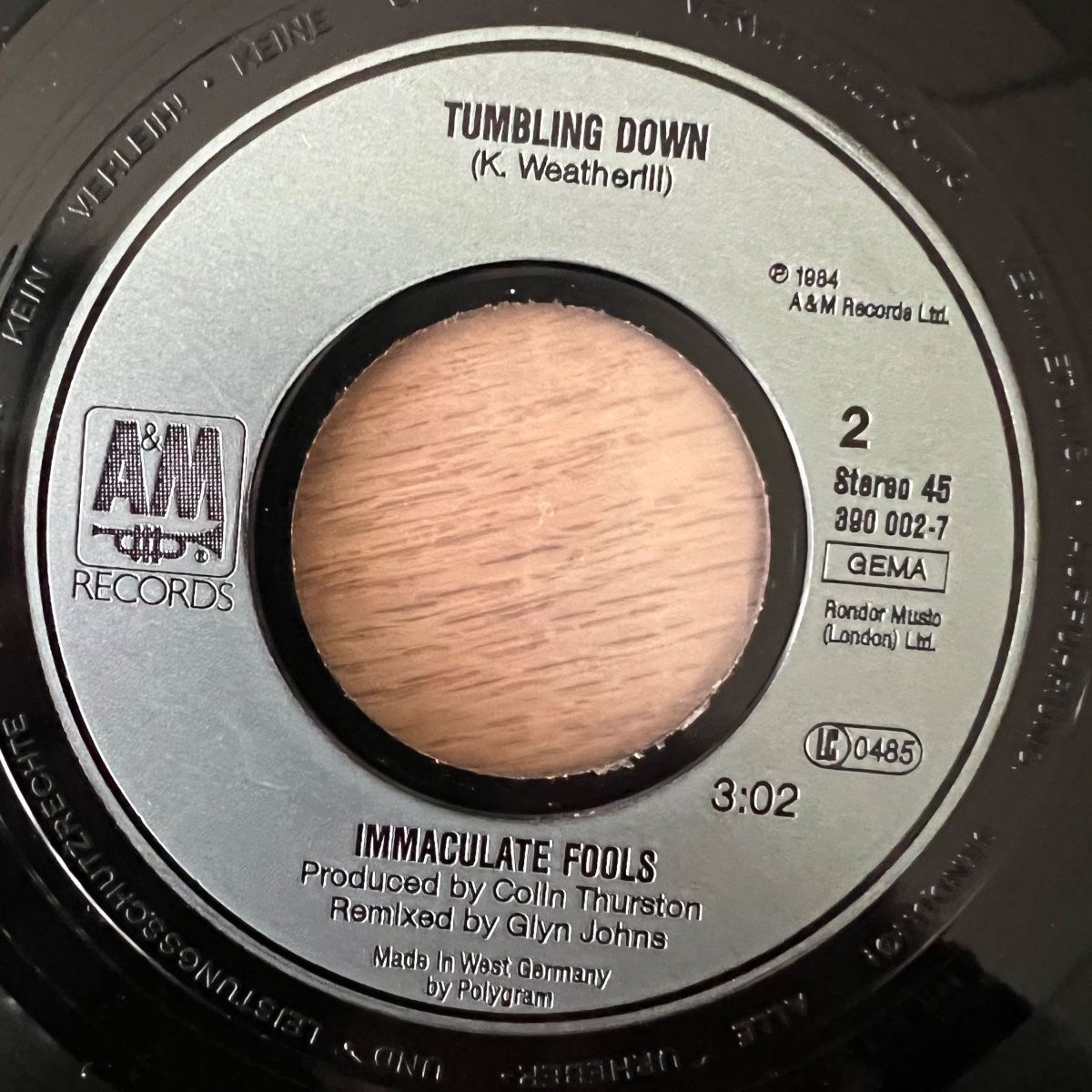 Schallplatten: Immaculate Fools - Immaculate Fools / 1. D-Press. 1984 – Gebraucht aus Gais von soundcave57 3