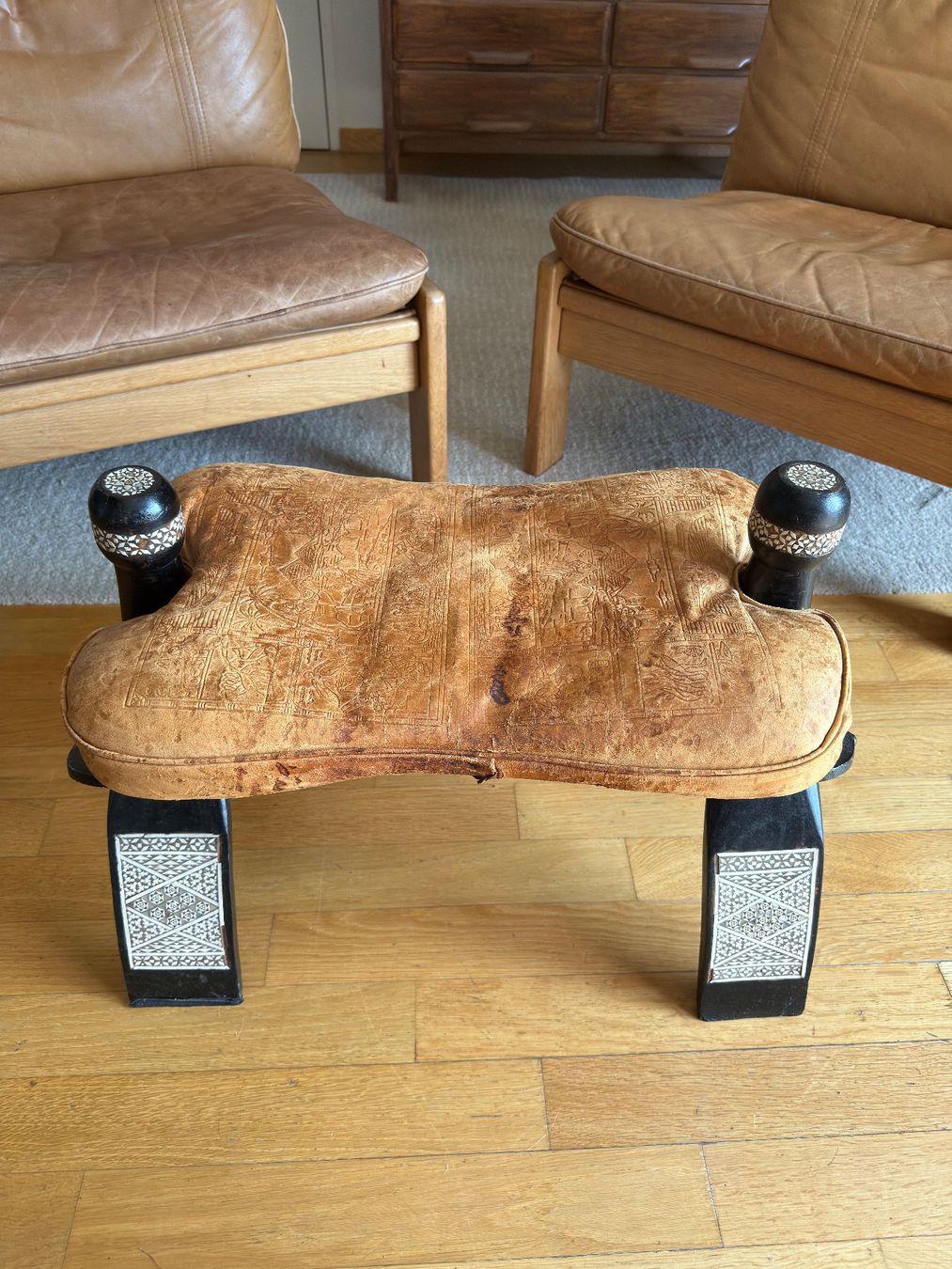 Sessel: Ledersessel Set + Hocker – Gebraucht aus Zürich von isabella_p 5