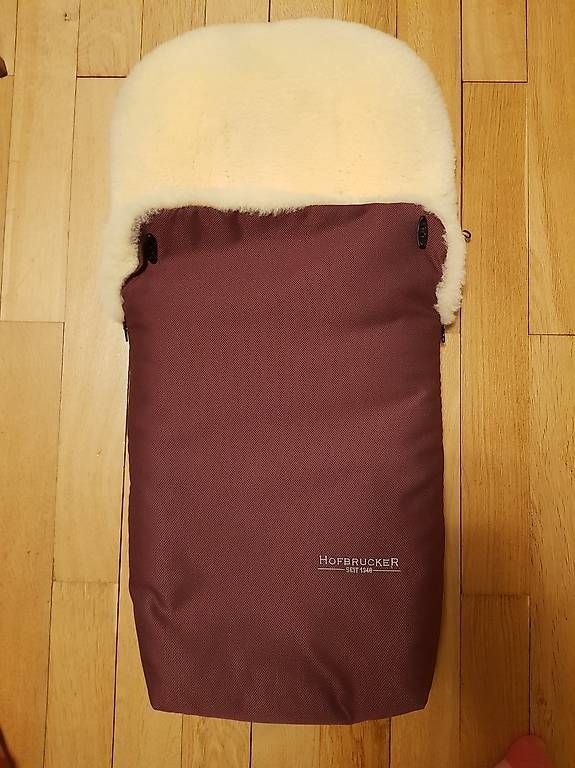 Sacchi a pelo: Lammfell Fusssack Hofbrucker bordeaux rot – Usato da Zürich venduto da cos_2wvp