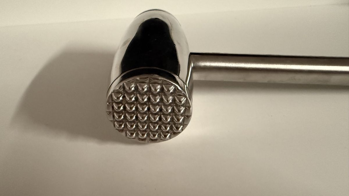Küchengeräte: Fleischhammer / Fleischklopfer aus Edelstahl – Gebraucht aus Hochdorf von Lilporto 1