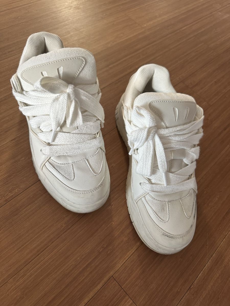 Bershka Scarpe da uomo: Bershka Sneaker, weiss, Grösse 40 – Usato da Diepoldsau venduto da Sonne14 1