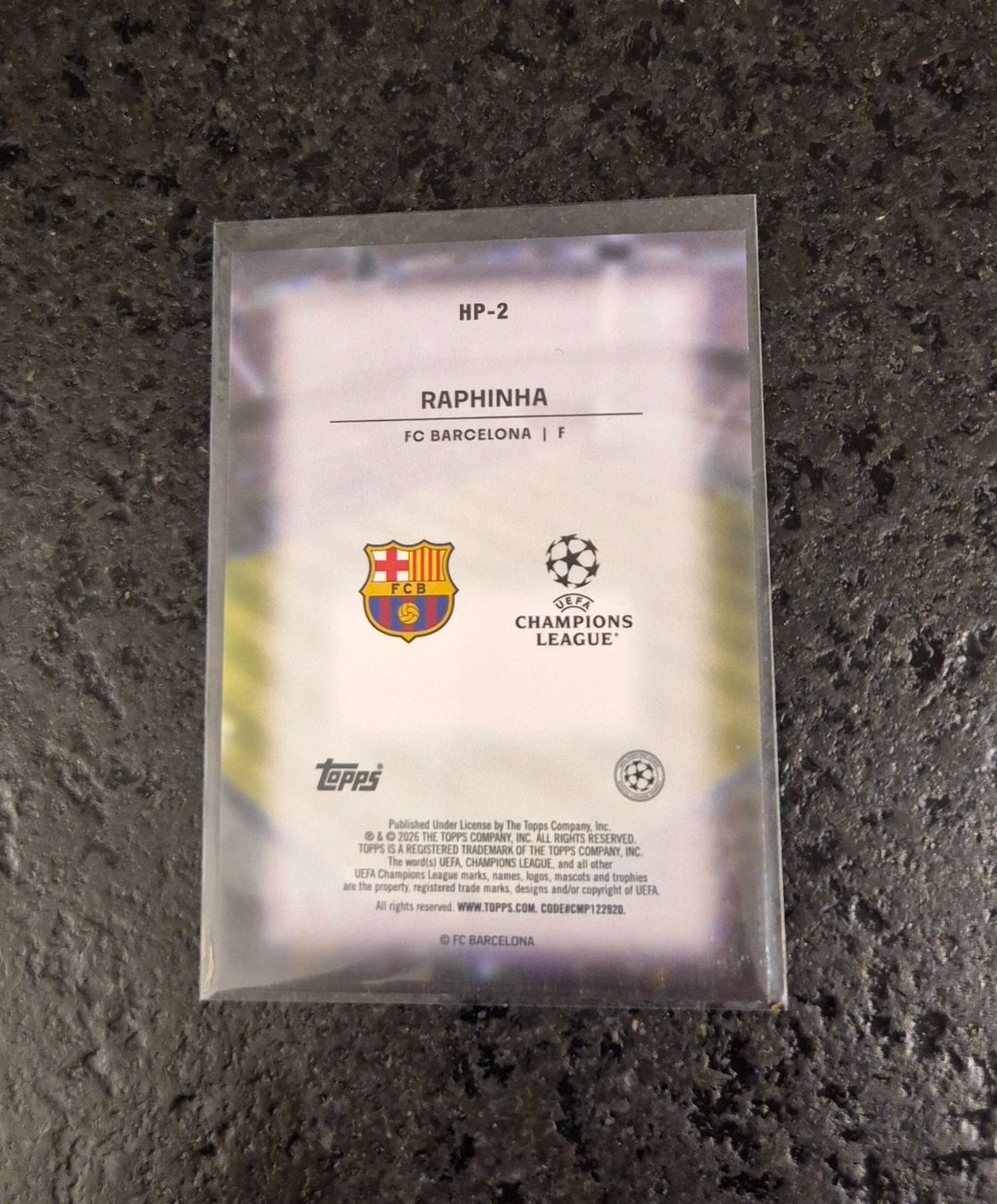Topps Sammelbilder & Trading cards: Raphinha Case Hit - Barcelona - Topps – Neu (gemäss Beschreibung) aus Burg AG von Danoe 1