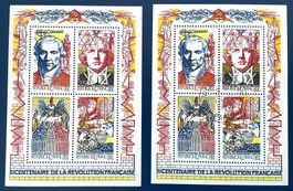 1990 Frankreich 200 J. Französischen Revolution Block 10**ET