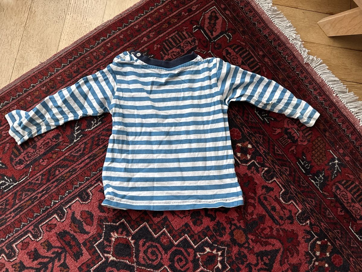 Camicie, Top & T-shirt: Baby Sweatshirt Bio-Baumwolle Gr. 86 mit Bär – Usato da Genève venduto da mimi479247 1