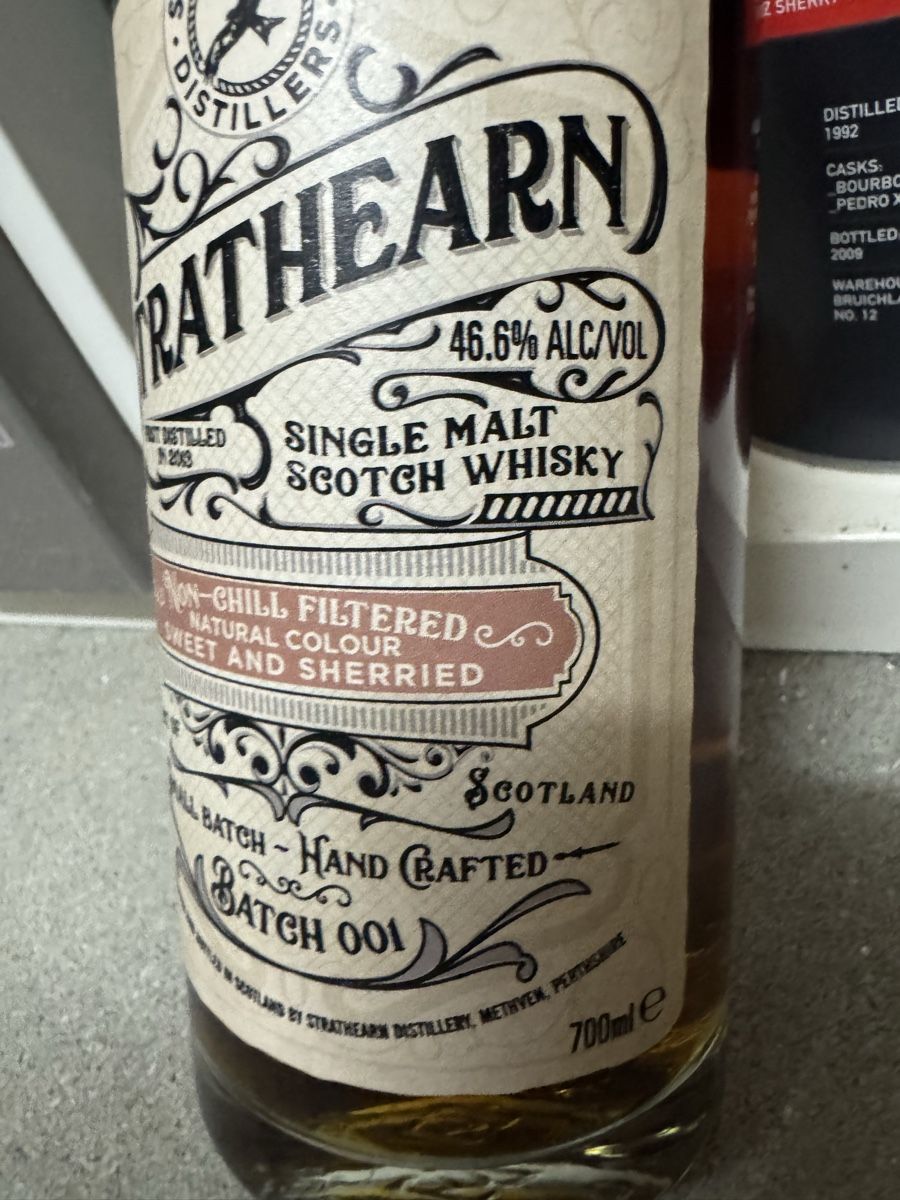 Spirituosen: Strathdearn Single Malt Batch 001 ERSTABFÜLLUNG – Neu und originalverpackt aus Hergiswil NW von wert721 4