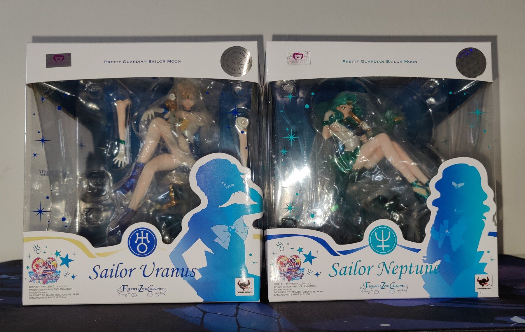 Bandai Statuette: Sailor Uranus & Sailor Neptune Figuarts Zero Chouette – Usato da Kriens venduto da AlRome 1