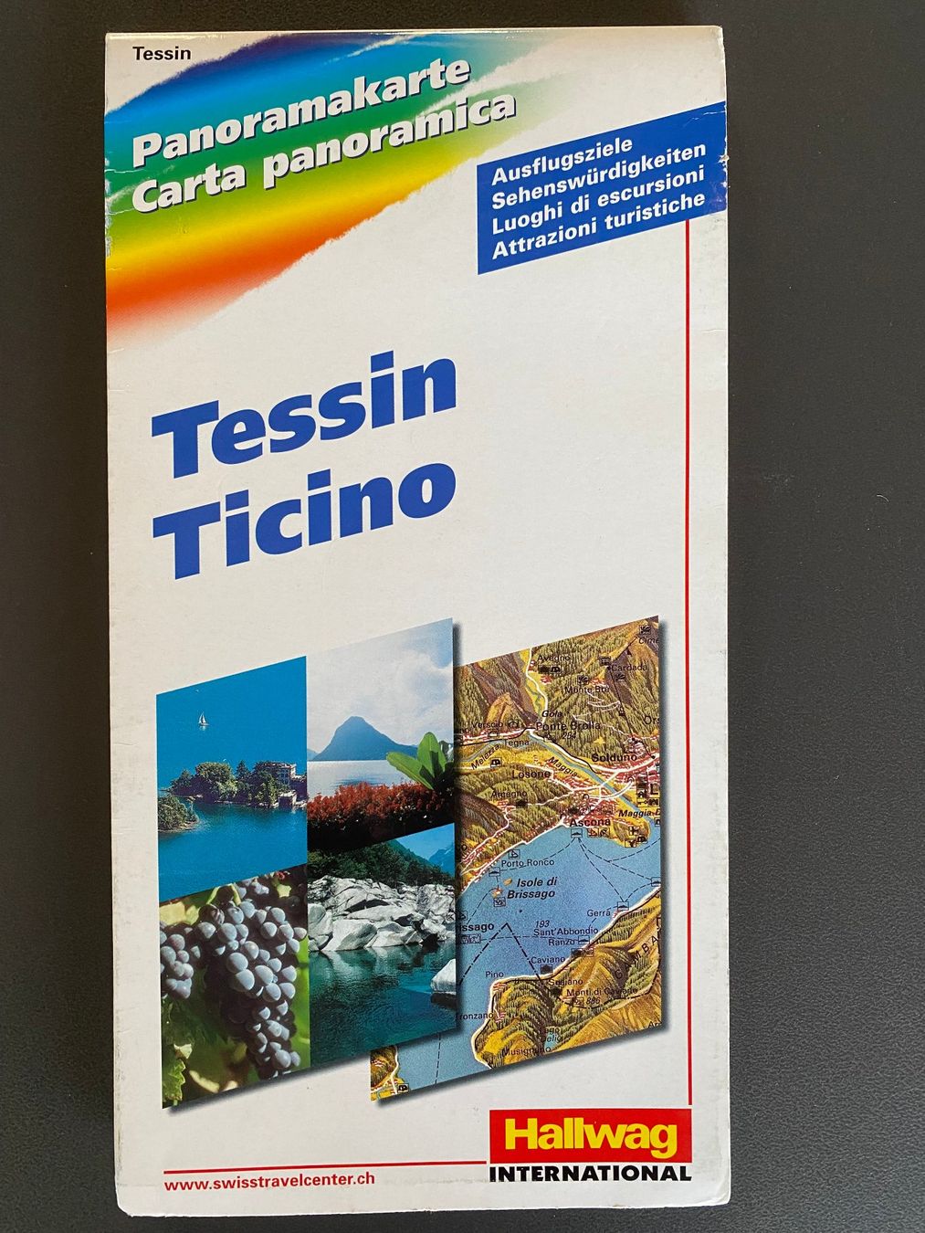 Cartes géographiques & atlas: Panoramakarte Tessin – D'occasion à deitingen par popcorn02