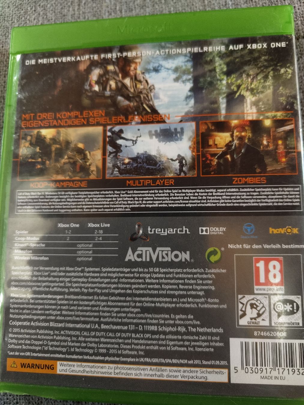 Giochi: Call Of Duty BLACK OPS 3 – Usato da Aesch BL venduto da isn_qd5m 1