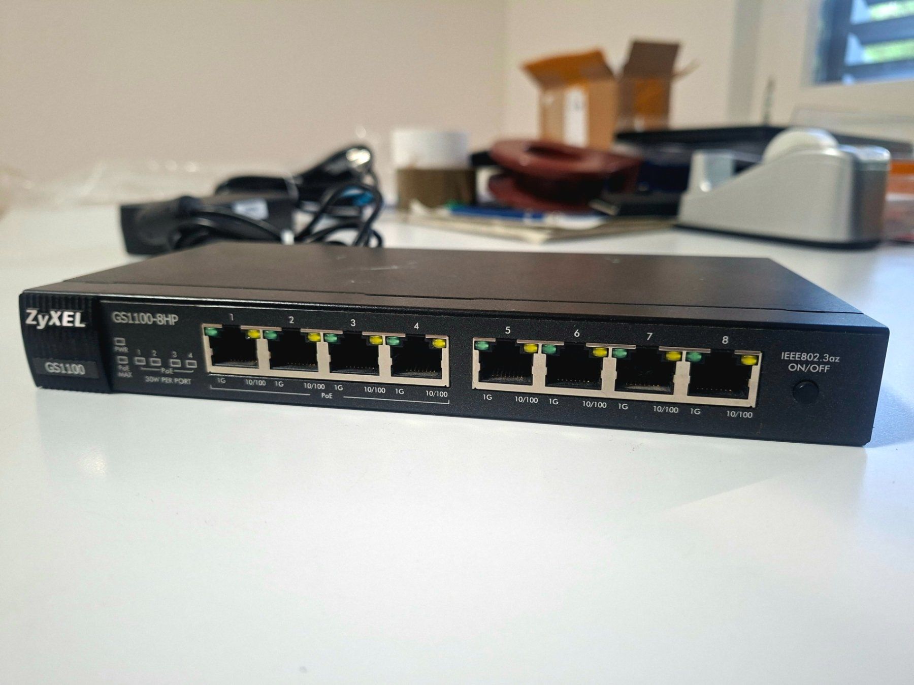 Zyxel Hubs & Switches: Zyxel GS1100-8HP – Gebraucht aus Uetikon am See von boxtoni 1