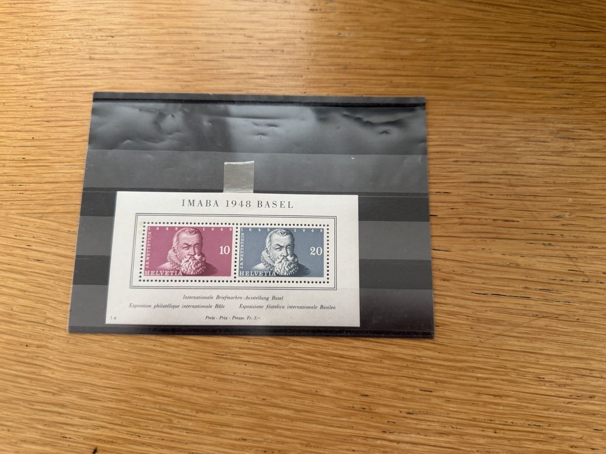 Alle Briefmarken: 3 Blöcke Schweiz  – Gebraucht aus Murgenthal von Tina_4055 1