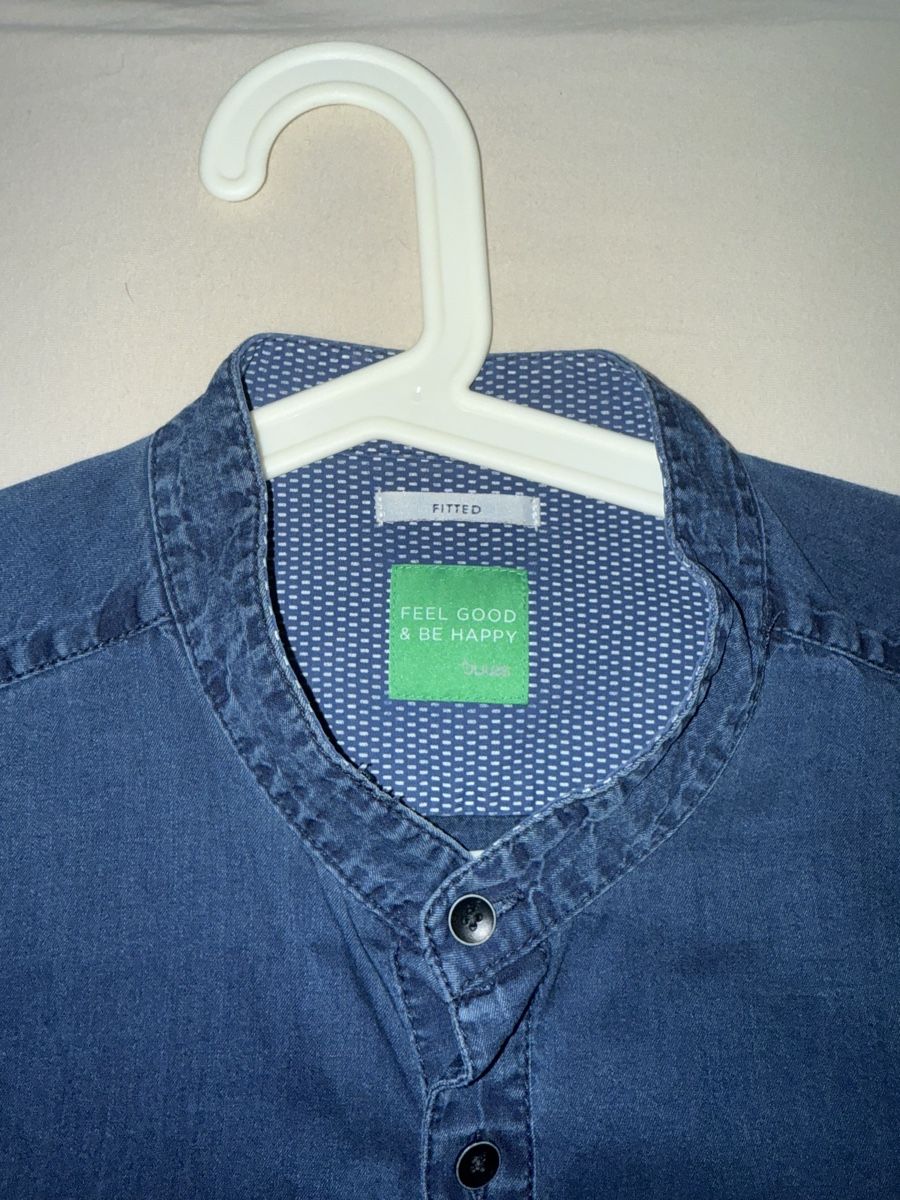 Hemden: Chemise Jules bleu avec col Mao L – Neu (gemäss Beschreibung) aus Villaz-St-Pierre von dav_w66n 1