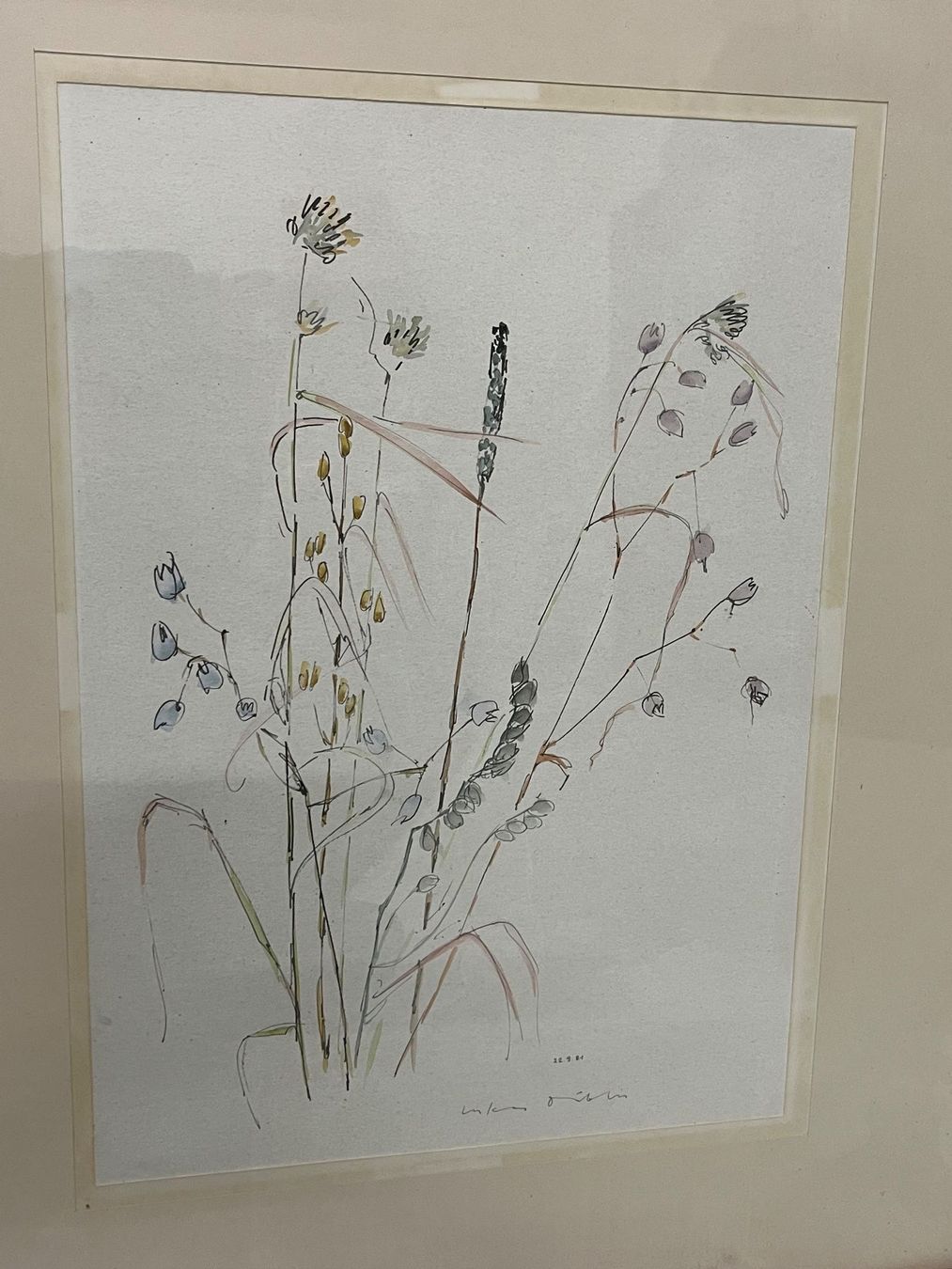 Dipinti: Lukas Düblin 22.9.1981 Aquarell – Usato da Basel venduto da Kaffee_und_Kunst 2