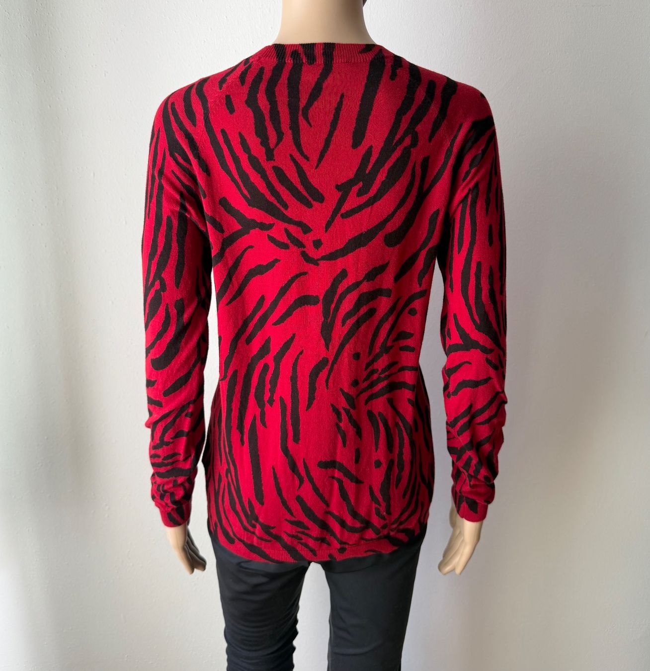 Maglioni & Felpe: roter WHISTLES Pullover mit Zebramuster ❤️ – Usato da zürich venduto da vintage12 5