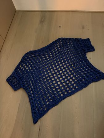 Damen Strickpullover  blau neuwertig
