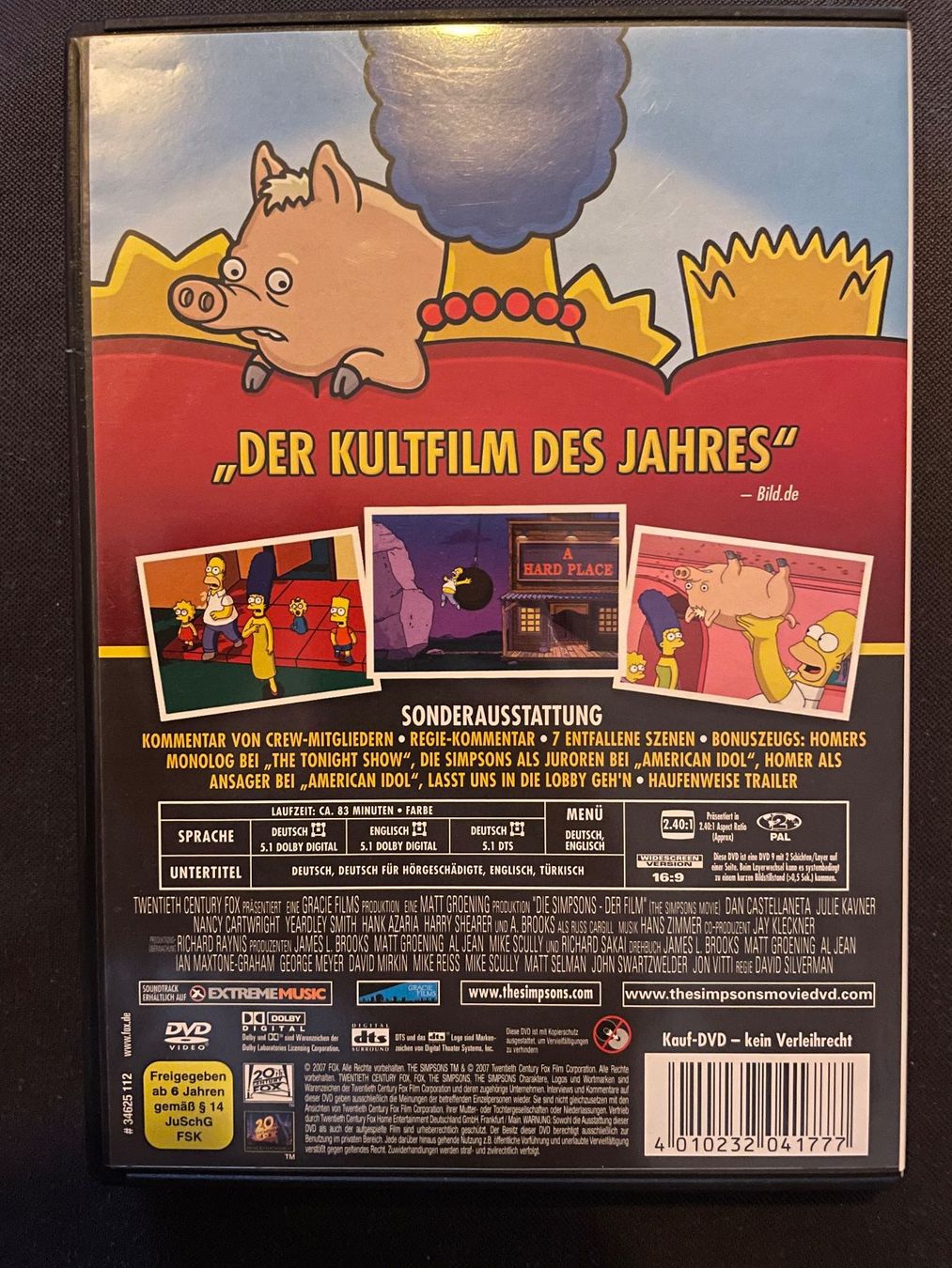 Tutti i DVDs: Die Simpsons - Der Film – Usato da Dierikon venduto da Butcherboy 1