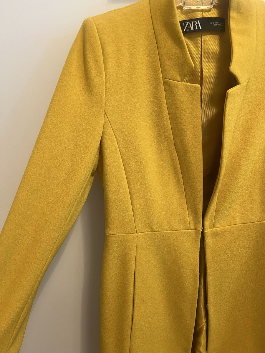 Zara Cappotti: Zara Blazer, Grösse S, Senfgelb – Nuovo (secondo la descrizione) da Niederlenz venduto da amina__ 1