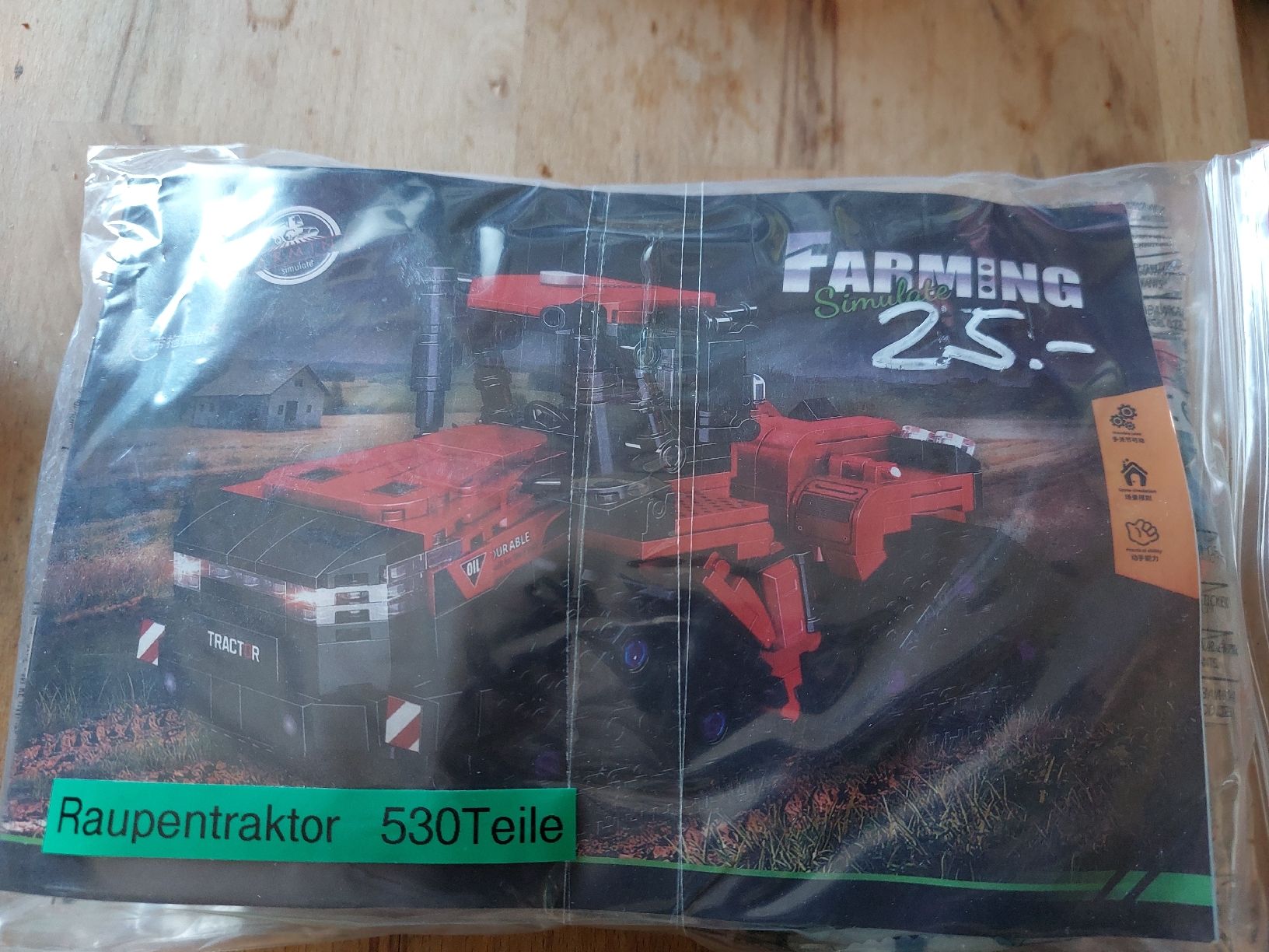 Kit di costruzioni: Raupentraktor aus Klemmbausteinen – Nuovo (secondo la descrizione) da Roggwil BE venduto da zoeri46