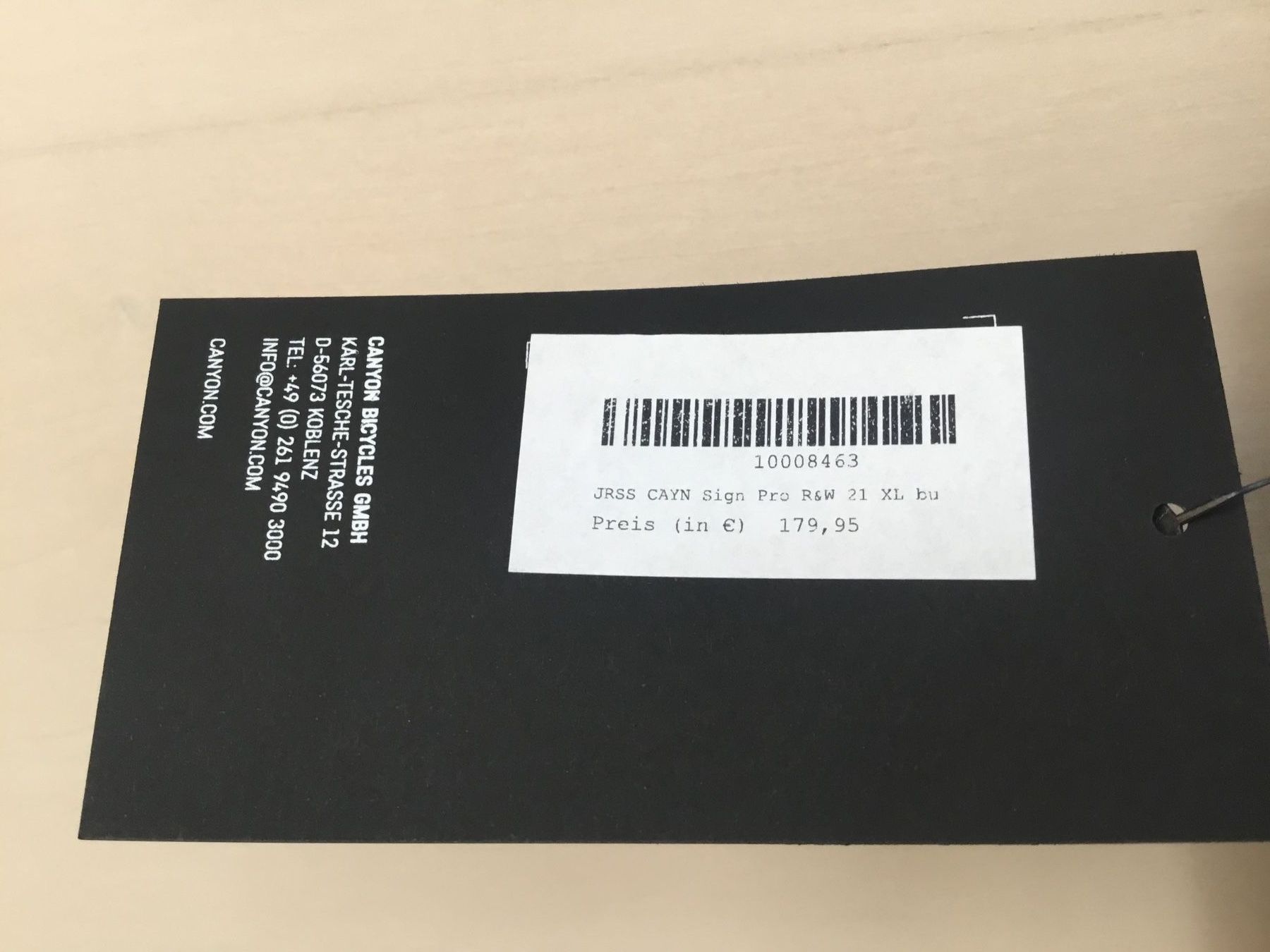 Canyon Canottiere & Pantaloni: Rennradtrikot kurzarm – Nuovo e nell'imballaggio originale da Schlieren venduto da hespeler99 2