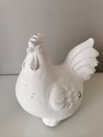 🐔Herzige Henne Landhausstil, weiss - Osterdeko!