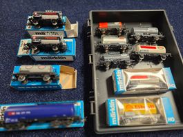 Lot Märklin/Roco/Liliput Güterwagen HO DC/AC (11 Wagen)