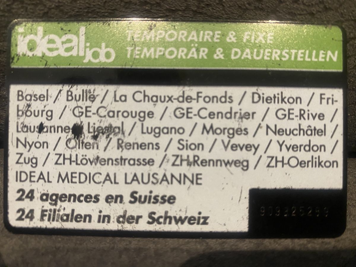 Schede telefoniche: P-taxcard 909B – Usato da Lausanne venduto da babacard10 1