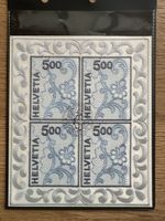 Schweiz - 2000 Strickereibogen mit ET Stempel 