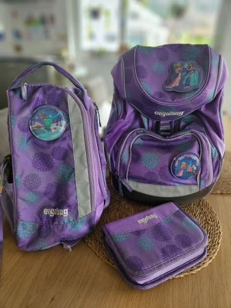 Ergobag Set: Schulrucksack, Turnsack, Etui