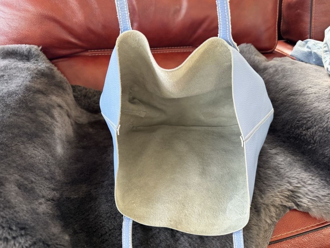 Taschen für Damen: Leder Tasche handgefertigt blau – Neu und originalverpackt aus Veyras von ValClasse 7