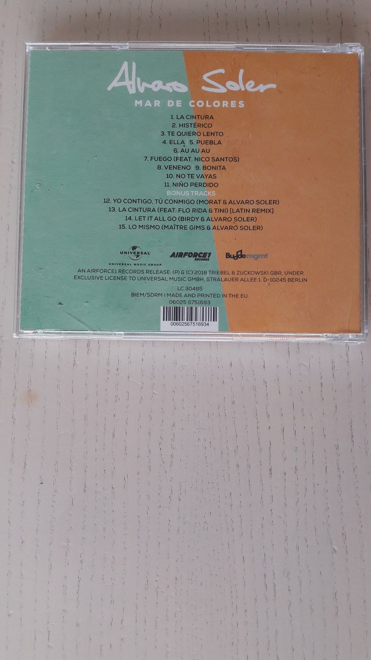 CD: Musik-CD des Pop Sängers "Alvaro Soler" – Usato da Lenzburg venduto da StevieD 1