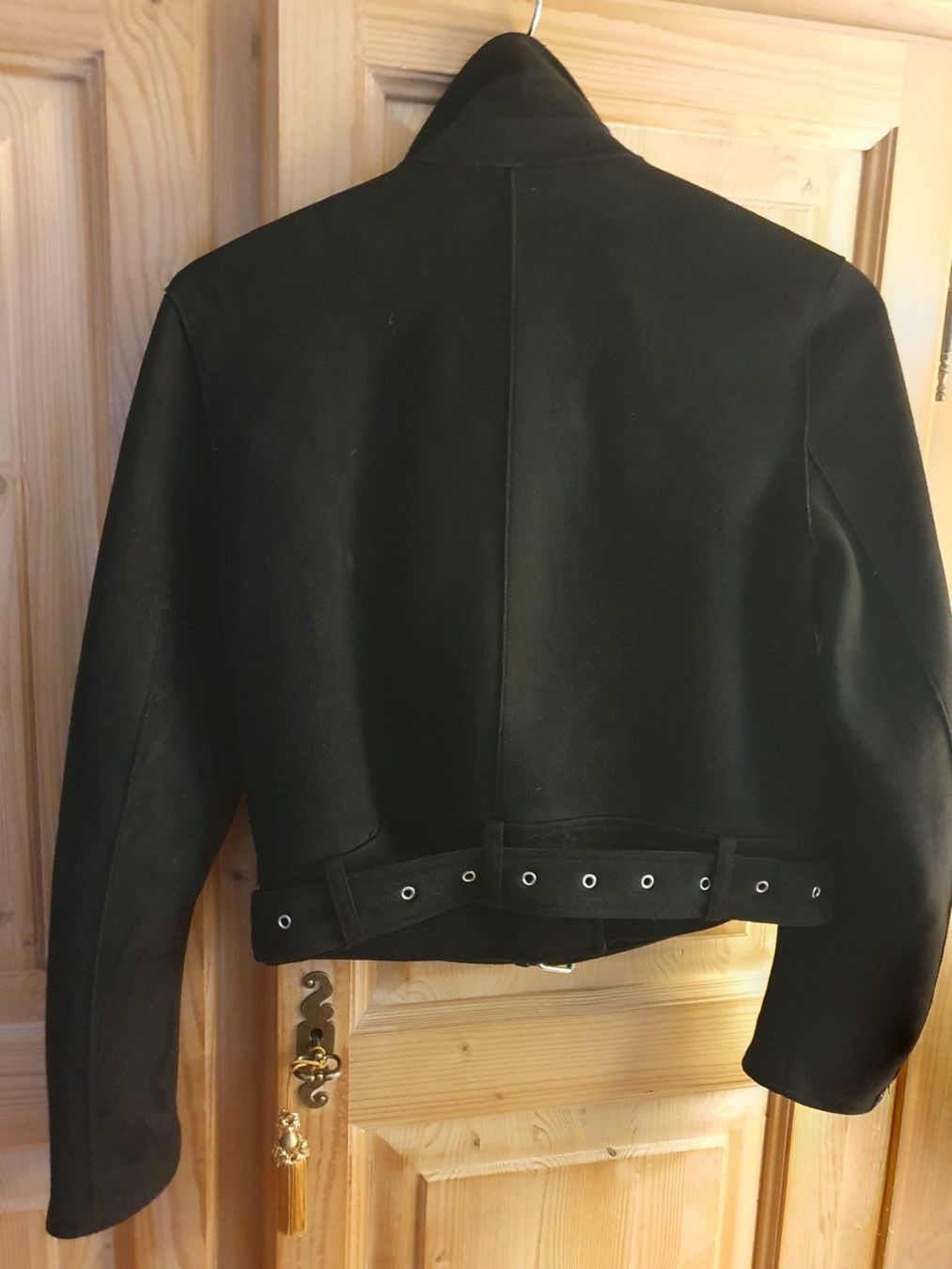 Zara Jacken: ZARA Kunst-Wildlederjacke Gr. S schwarz – Gebraucht aus Hittnau von SirKahn 3