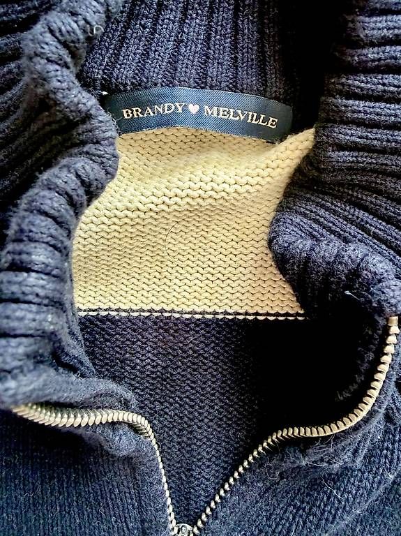 Maglioni & Felpe: Brandy Melville Pullover 100% Baumwolle, Schwarz/Ecru, TU  – Usato da Oberwil-Lieli venduto da hbailer 1