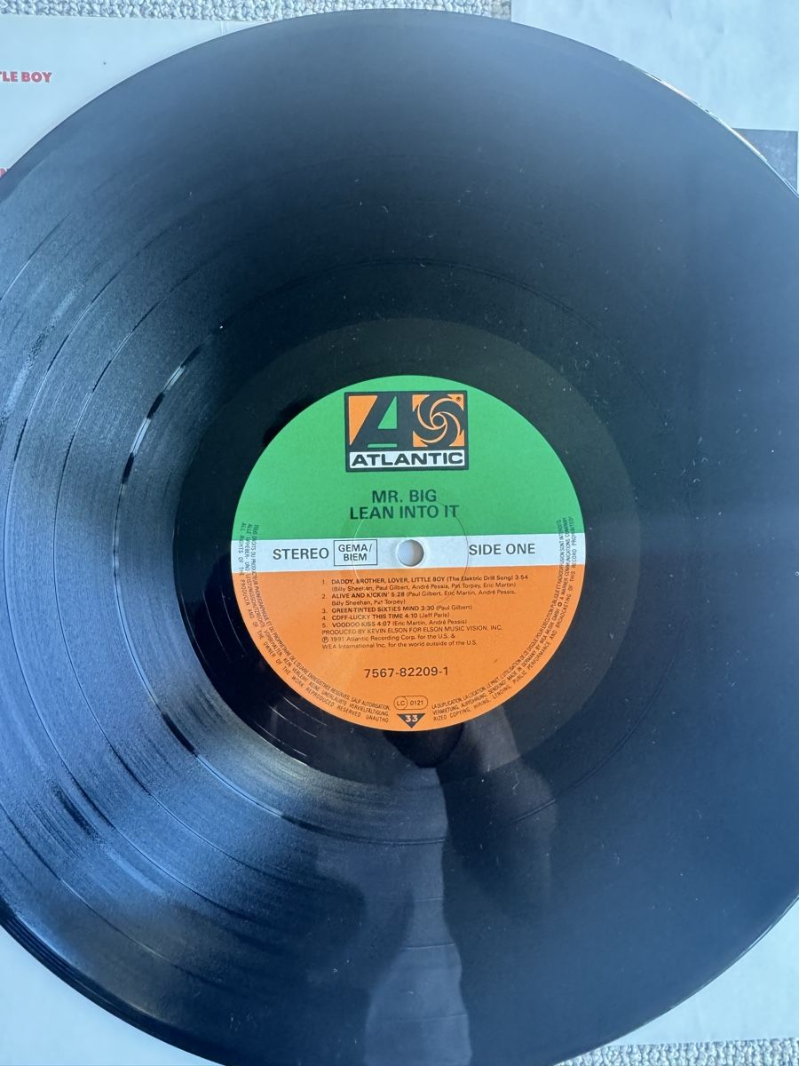 Dischi in vinile: Mr. Big  -Lean Into It - LP - 90s – Usato da Rorbas venduto da BlackstarRecords 3