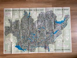 Carte picturale de la Suisse - Otto M. Müller 1939