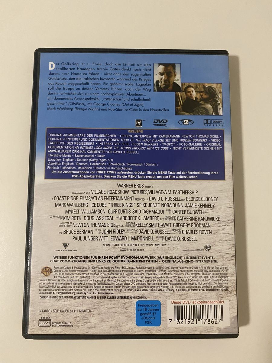 Tutti i DVDs: DVD Three Kings – Usato da Oensingen venduto da mig_99db 2