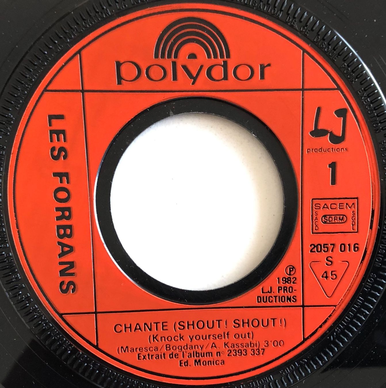 Vinyles: LES FORBANS - CHANTE – D'occasion à Poliez-Pittet par Newtown-Records 2