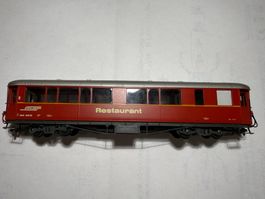 RhB Speisewagen WR 3813, kpl. zugerüstet und getunt