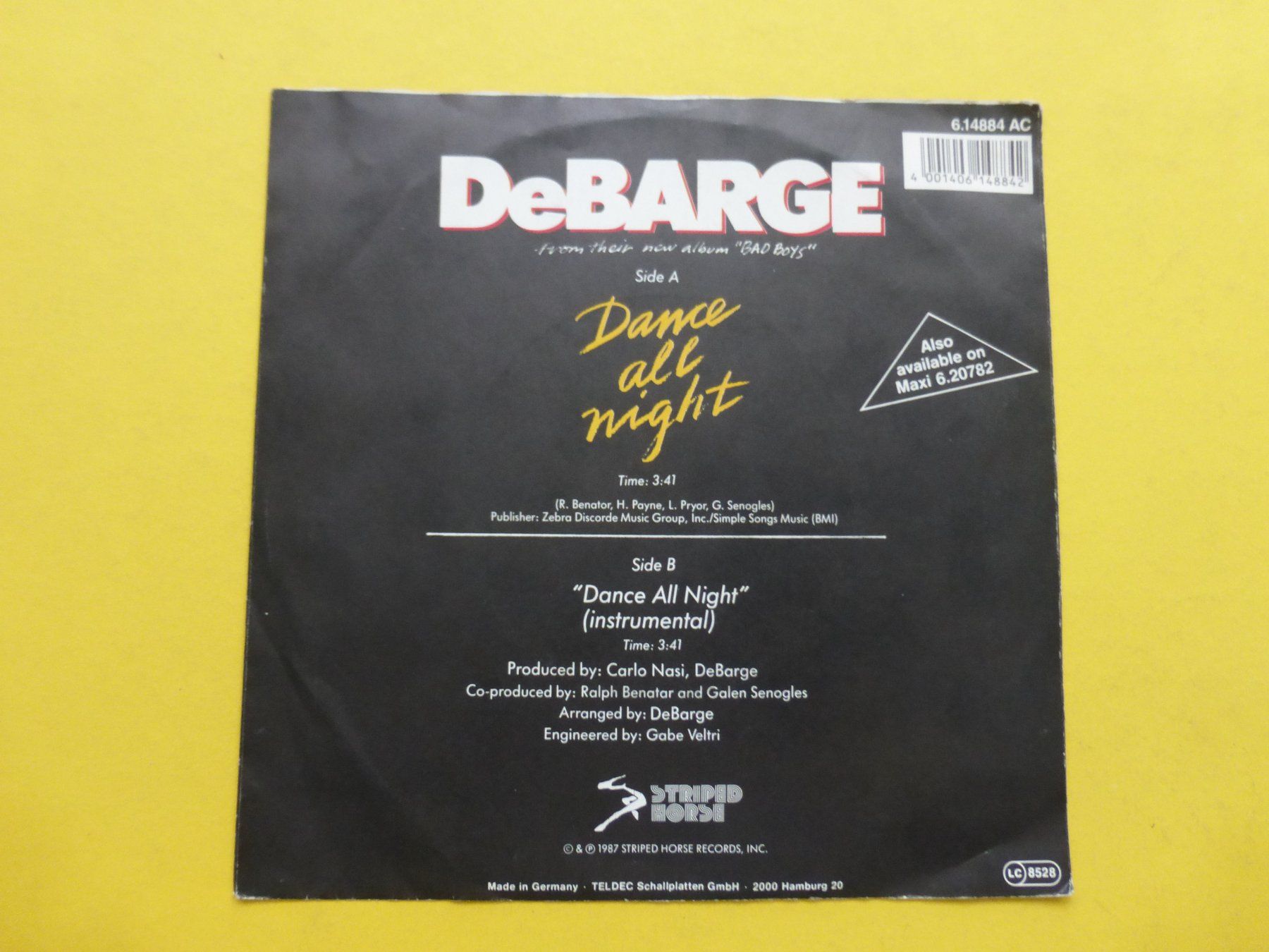 Schallplatten: DeBarge – Dance All Night – Gebraucht aus Zürich von Swiss57 1