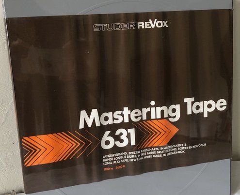 Revox Apparecchi a nastro: 2 Stk Studer Revox Mastering Tape 631 – Nuovo e nell'imballaggio originale da Murgenthal venduto da Obinform