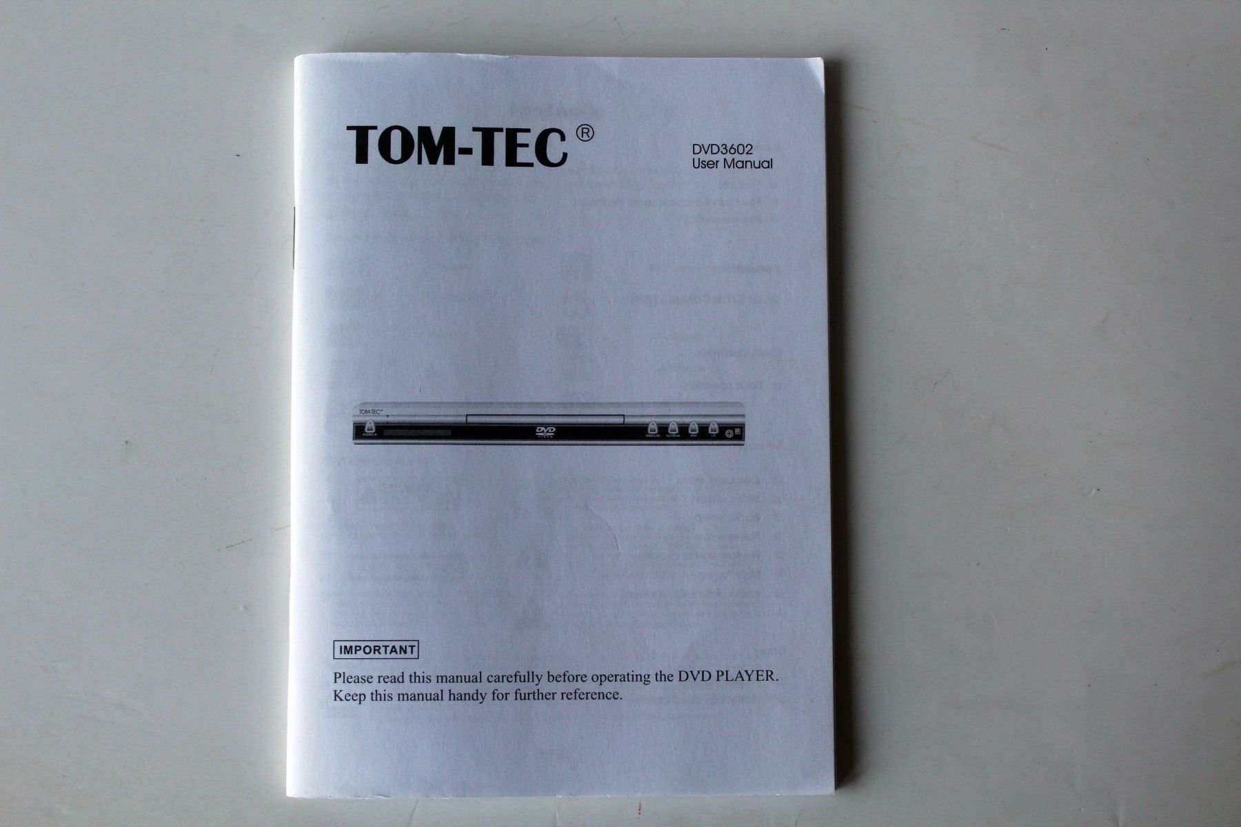 Systèmes audio & multimédias: TOM-TEC - DVD-Player – D'occasion à Roggwil BE par Hemhem 2