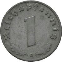 1 Pfennig Deutsches Reich Reichspfennig 1941 D