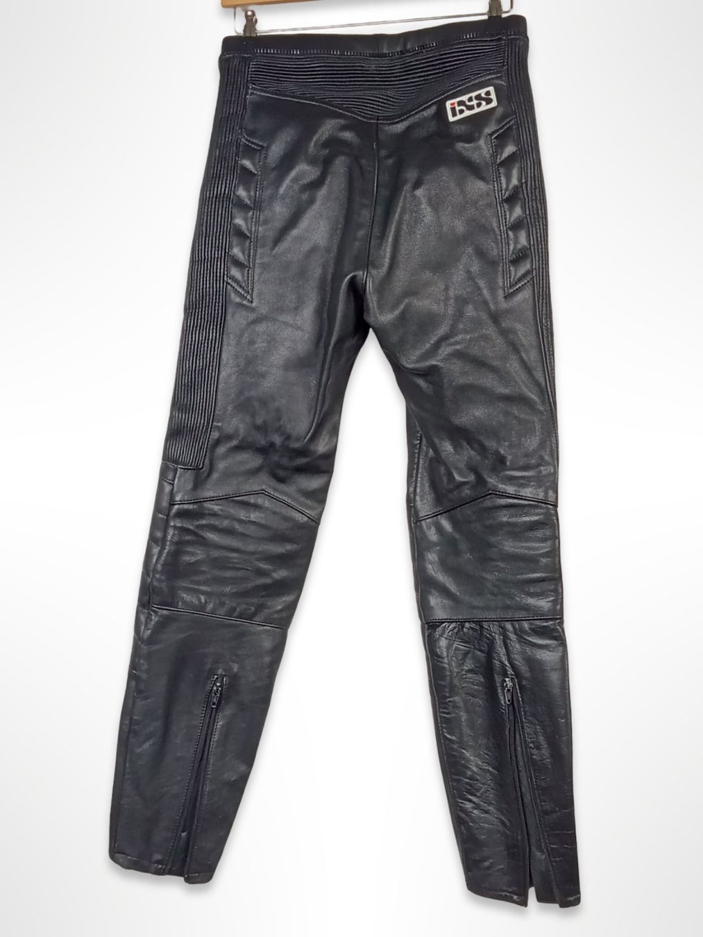 IXS Pantaloni: iXS Motorradhose Gr. 48 Leder schwarz – Usato da Suhr venduto da Restwert_Suhr 1