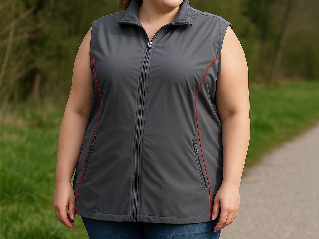 Gilets: weste damen Gr 50 52 Grau Herbst Basic Winter plussize 35 – D'occasion à Vinelz par sonnenmond77