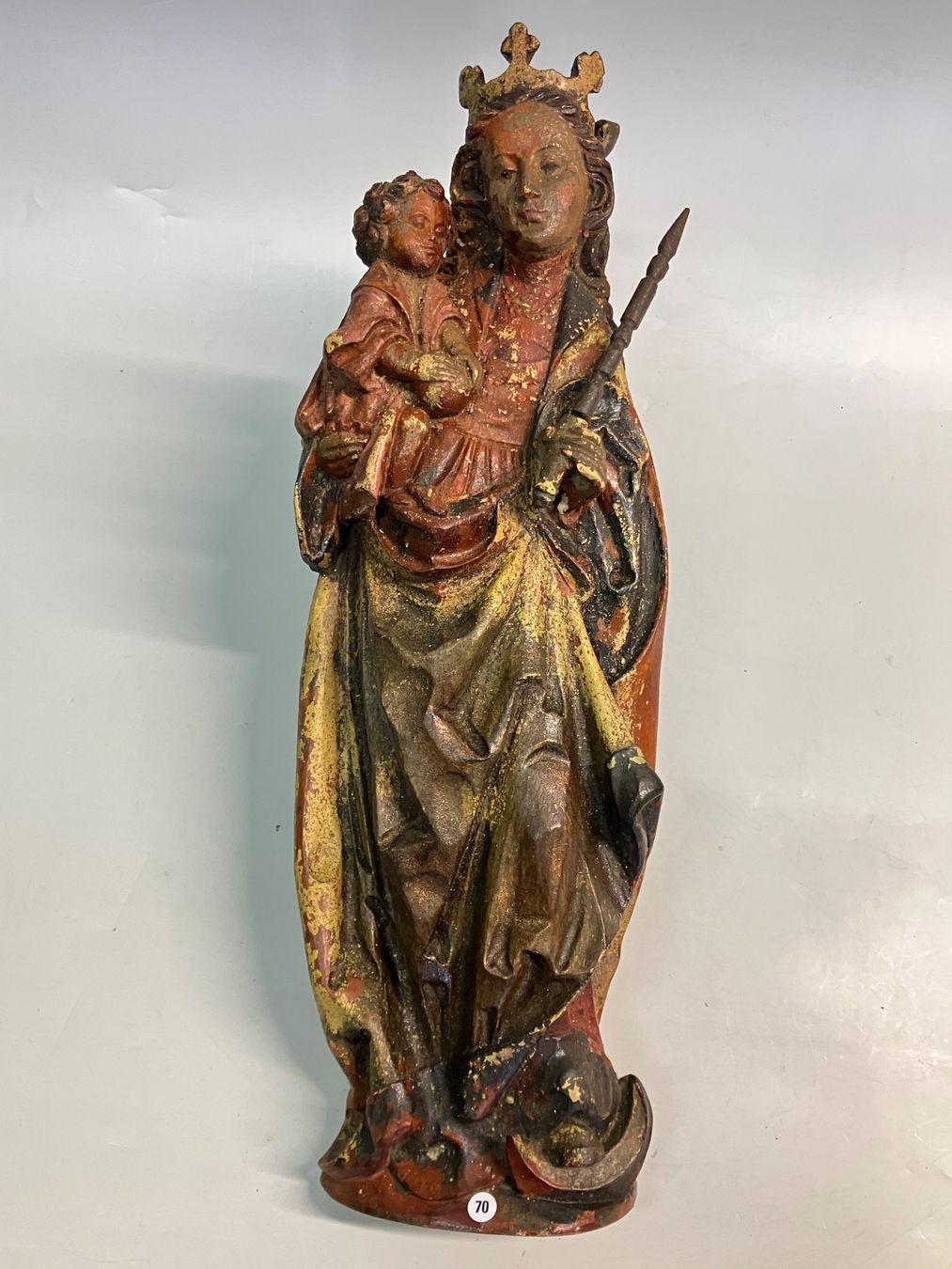 Skulpturen & Statuen: Mondsichel Madonna – Gebraucht aus Horw von luzernicus