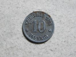 10 Pfennige, Stadt Coblenz/Koblenz, 1918, Eisen, sehr schön