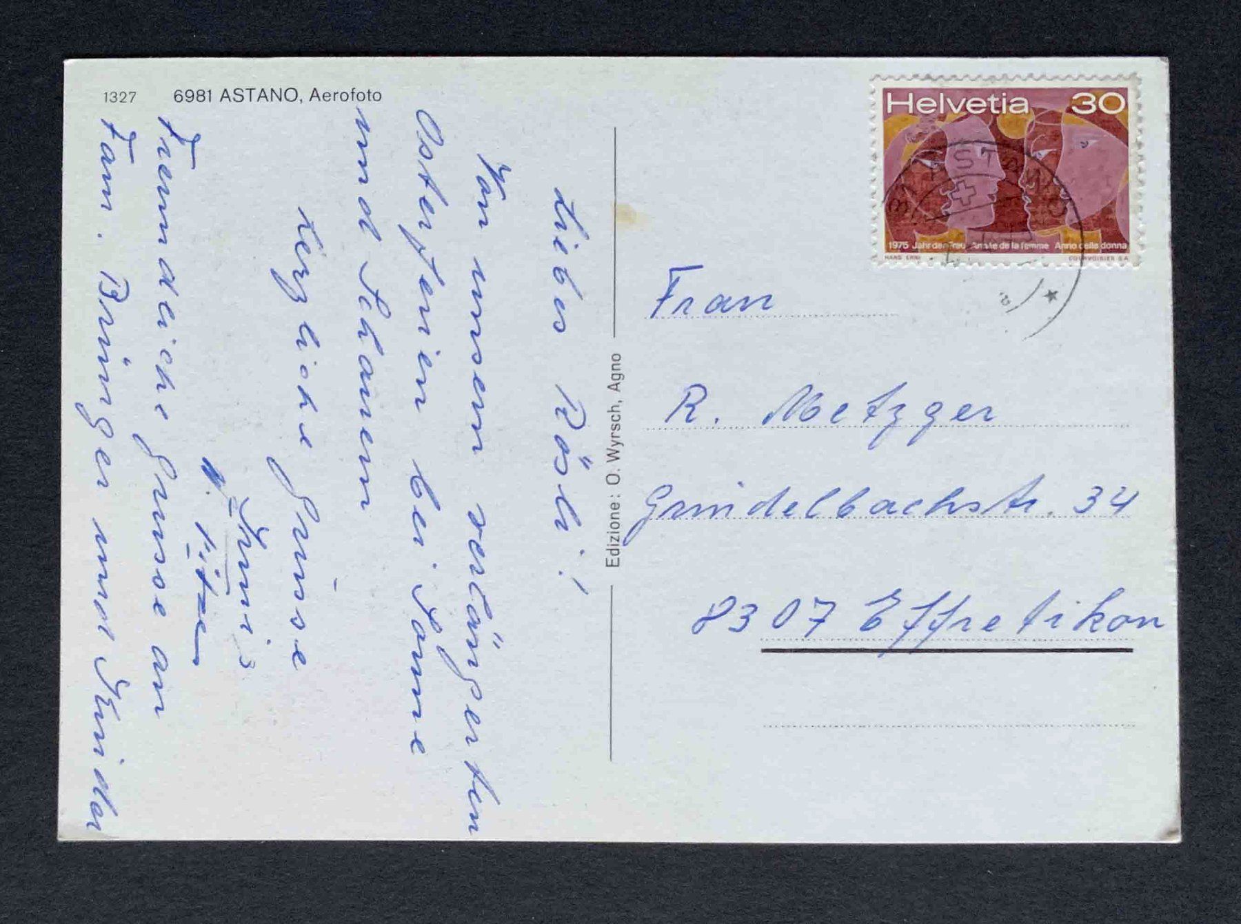 Cartoline postali: AK ASTANO Aerofoto – Usato da Goldau venduto da artelier1 1